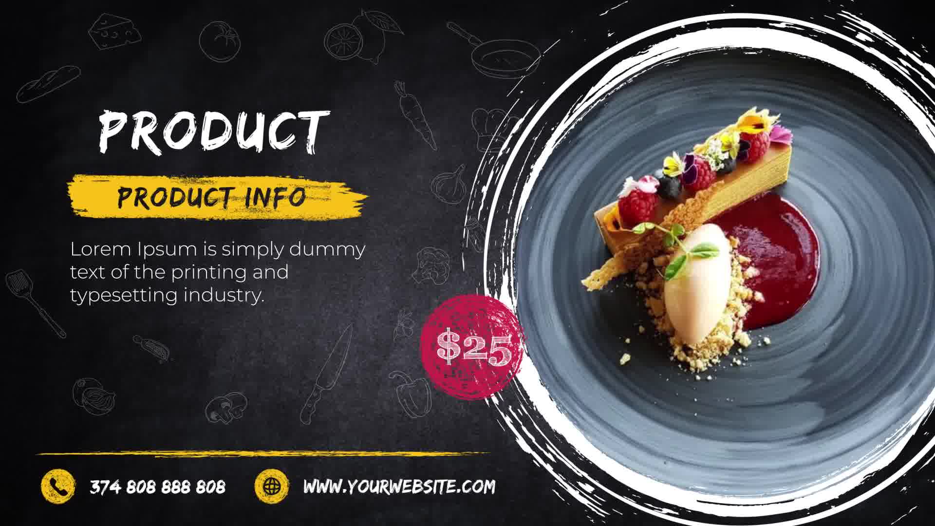Food Menu Promo Videohive 22524935 After Effects Image 11