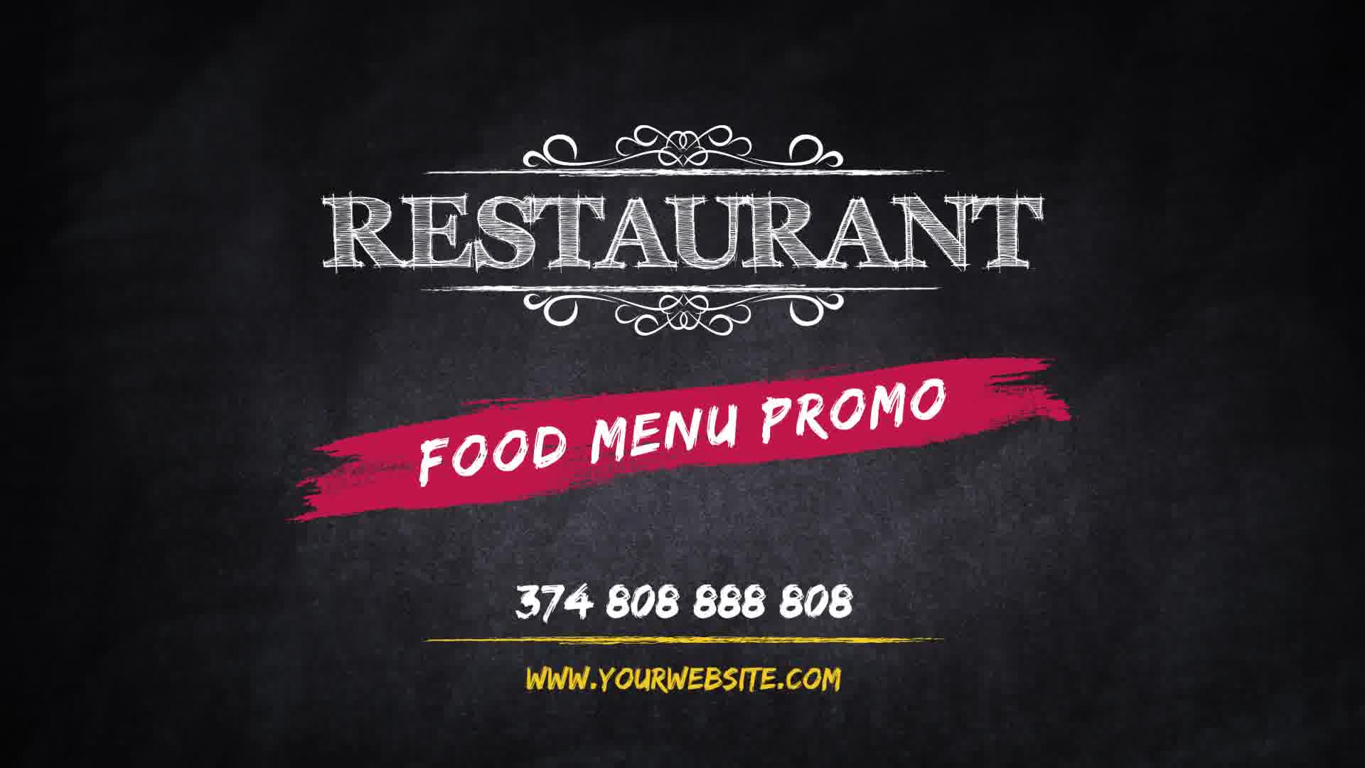 Food Menu Promo Videohive 22524935 After Effects Image 12