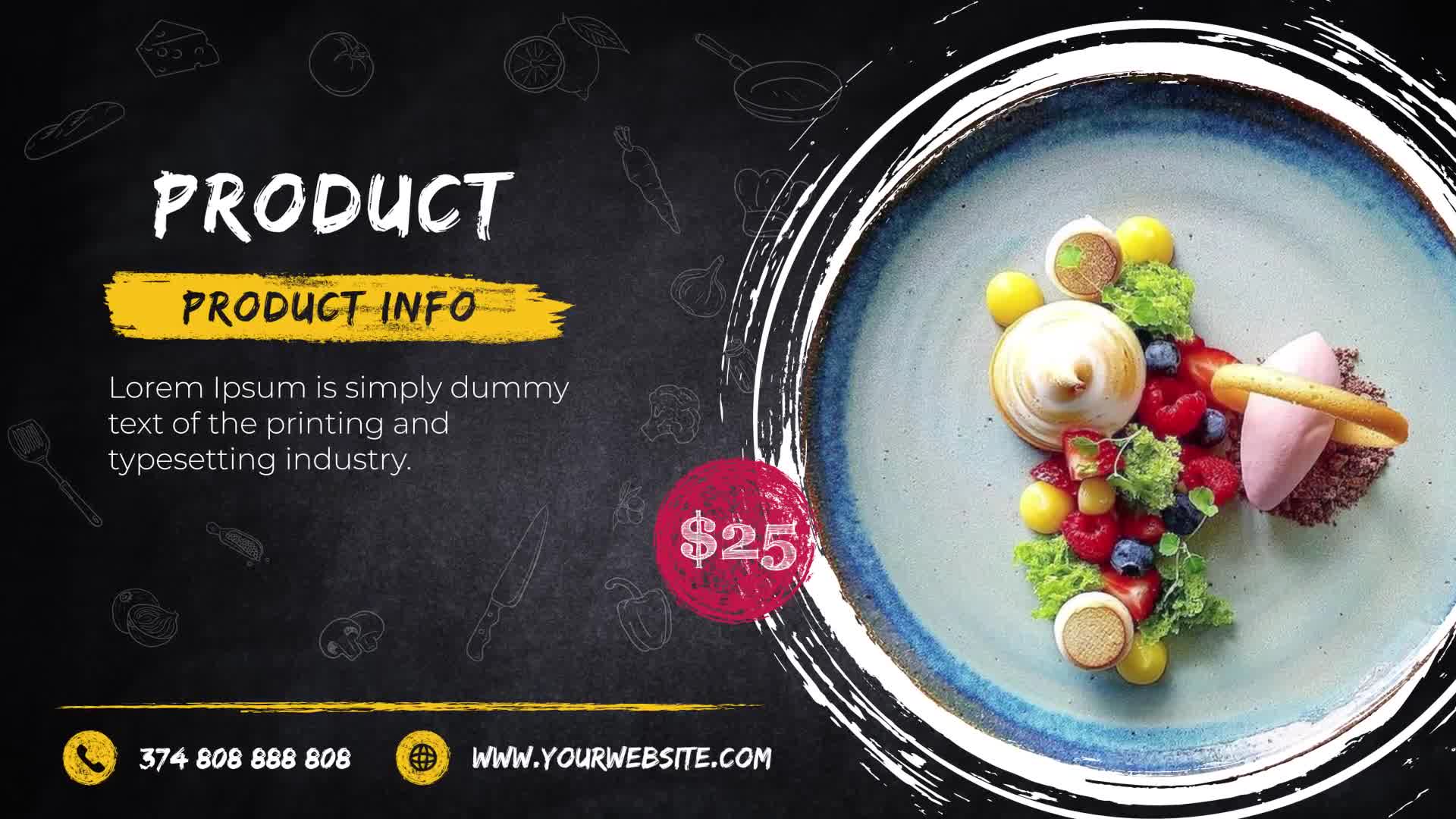 Food Menu Promo Videohive 22524935 After Effects Image 9
