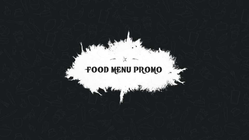 Food Menu Promo Videohive 24338108 After Effects Image 1