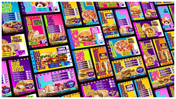 Food Menu Restaurant Promotion - 24640887 Download Videohive