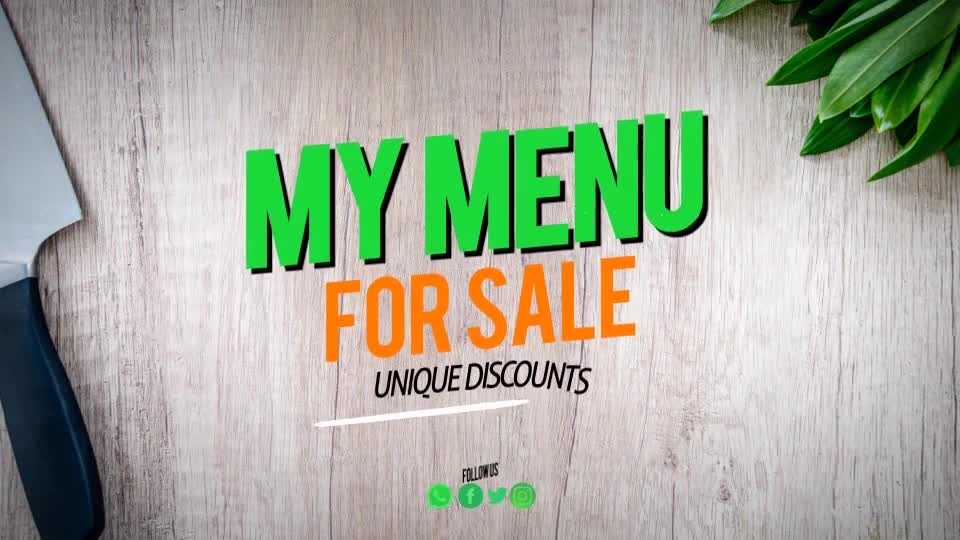 Food Menu Videohive 29426751 After Effects Image 1