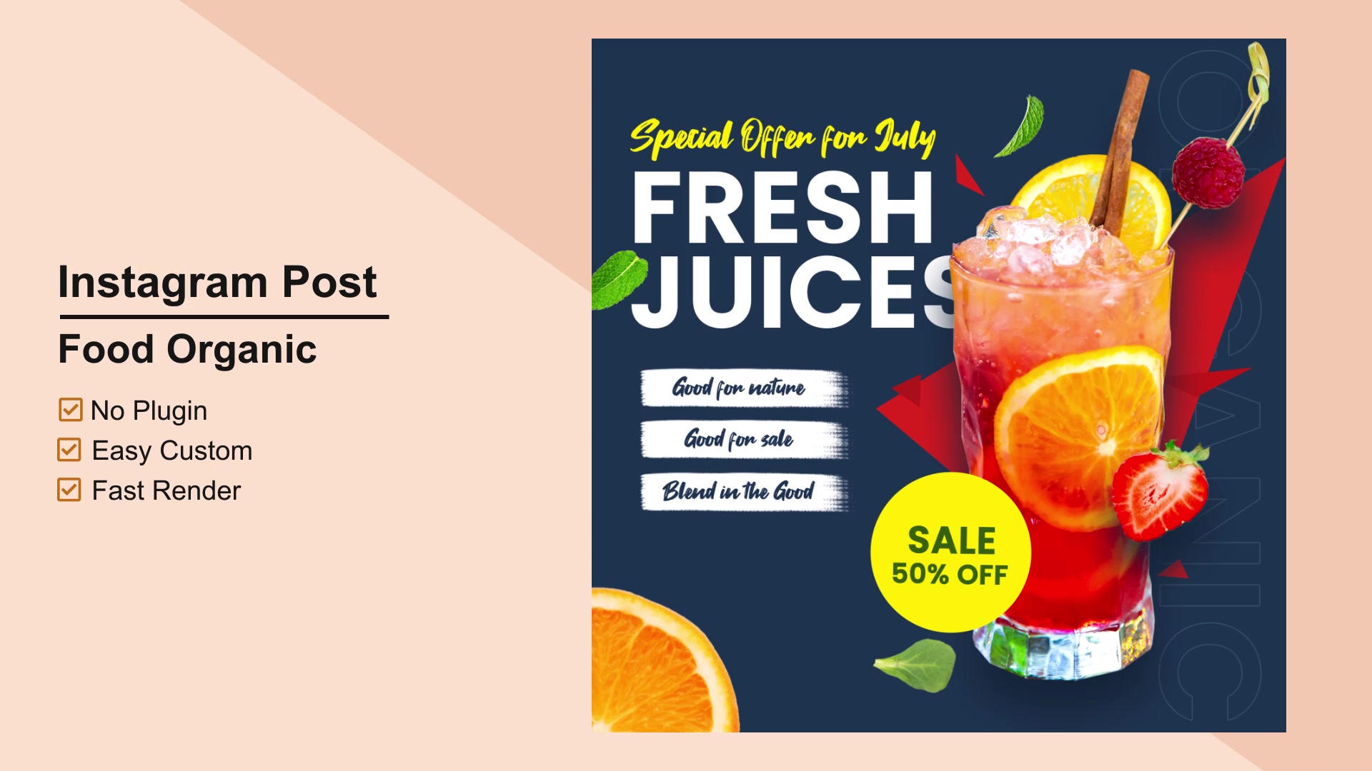 Food Organic Instagram Post V10 Videohive 27667167 After Effects Image 6
