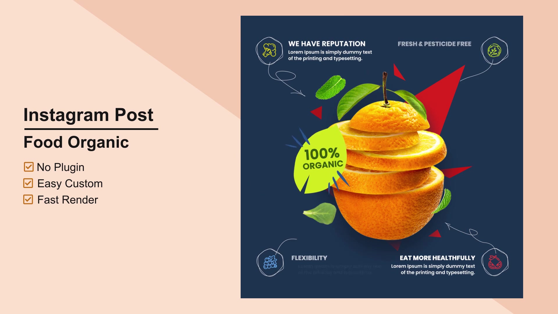 Food Organic Instagram Post V10 Videohive 27667167 After Effects Image 7