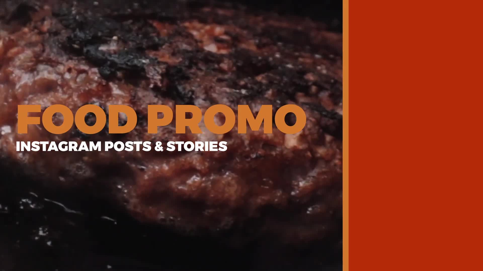 Food Promo Instagram Post & Story B86 Videohive 32946850 After Effects Image 1