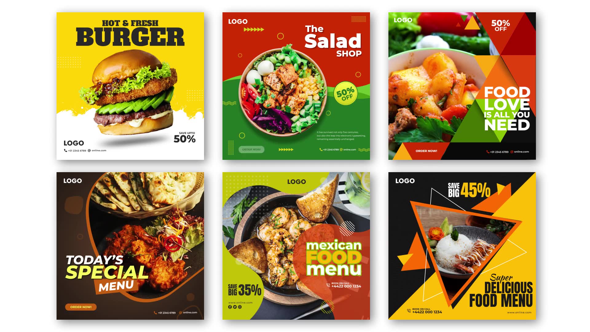 Food Promo Instagram Post V29 Videohive 29603082 After Effects Image 3