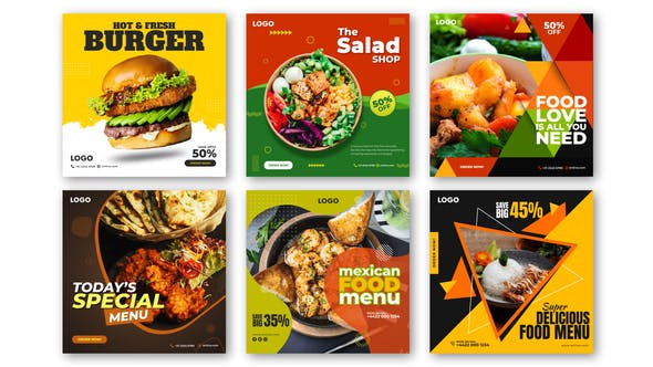 Food Promo Instagram Post V29 - Download 29603082 Videohive