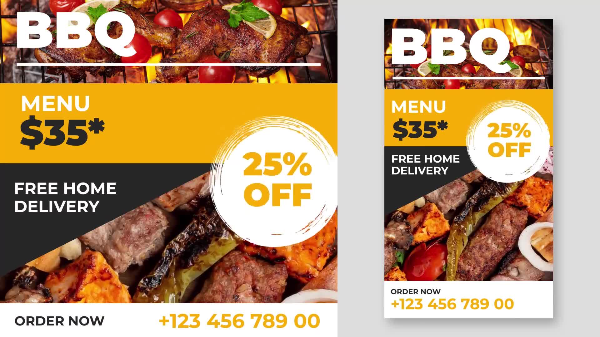 Food & Restaurant Promo Social B90 Videohive 33041595 After Effects Image 9