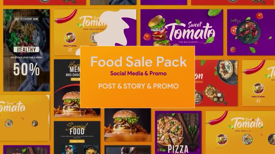 Food Sale Pack Videohive 37820166 After Effects Image 2