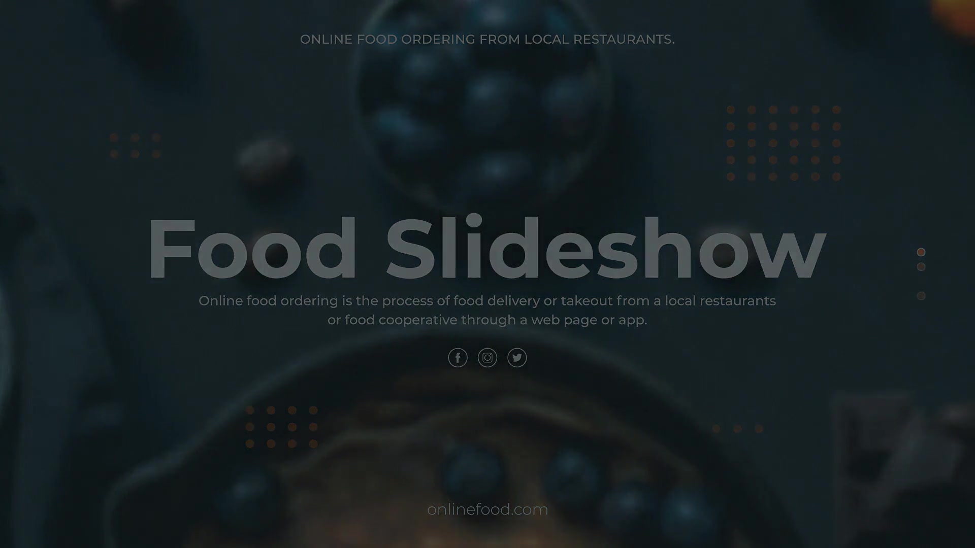 Food Slideshow - Download Videohive 23333220