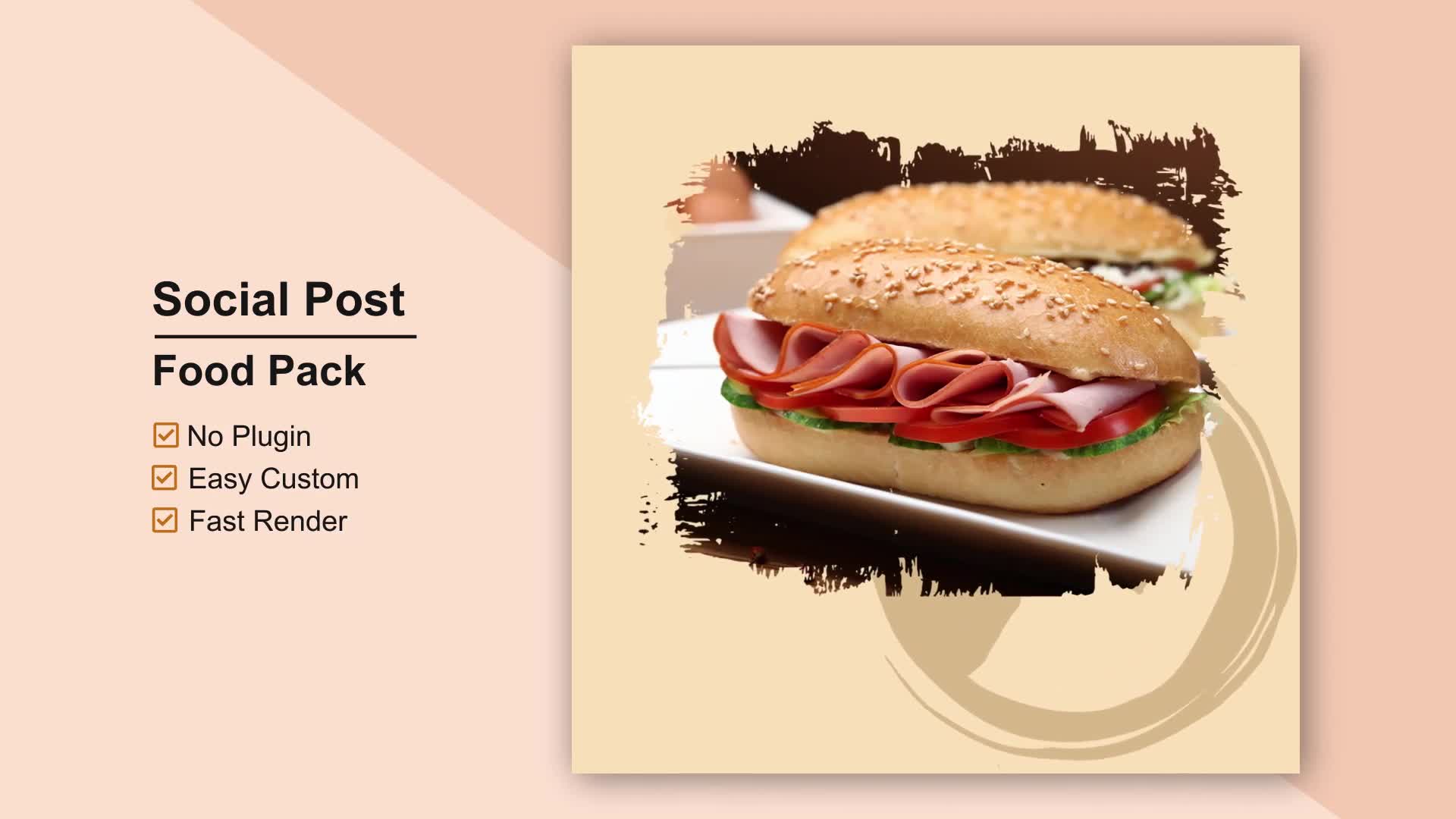 Food Social Post V14 Videohive 27856933 After Effects Image 1