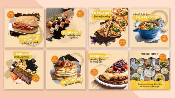 Food Social Post V14 - Download 27856933 Videohive