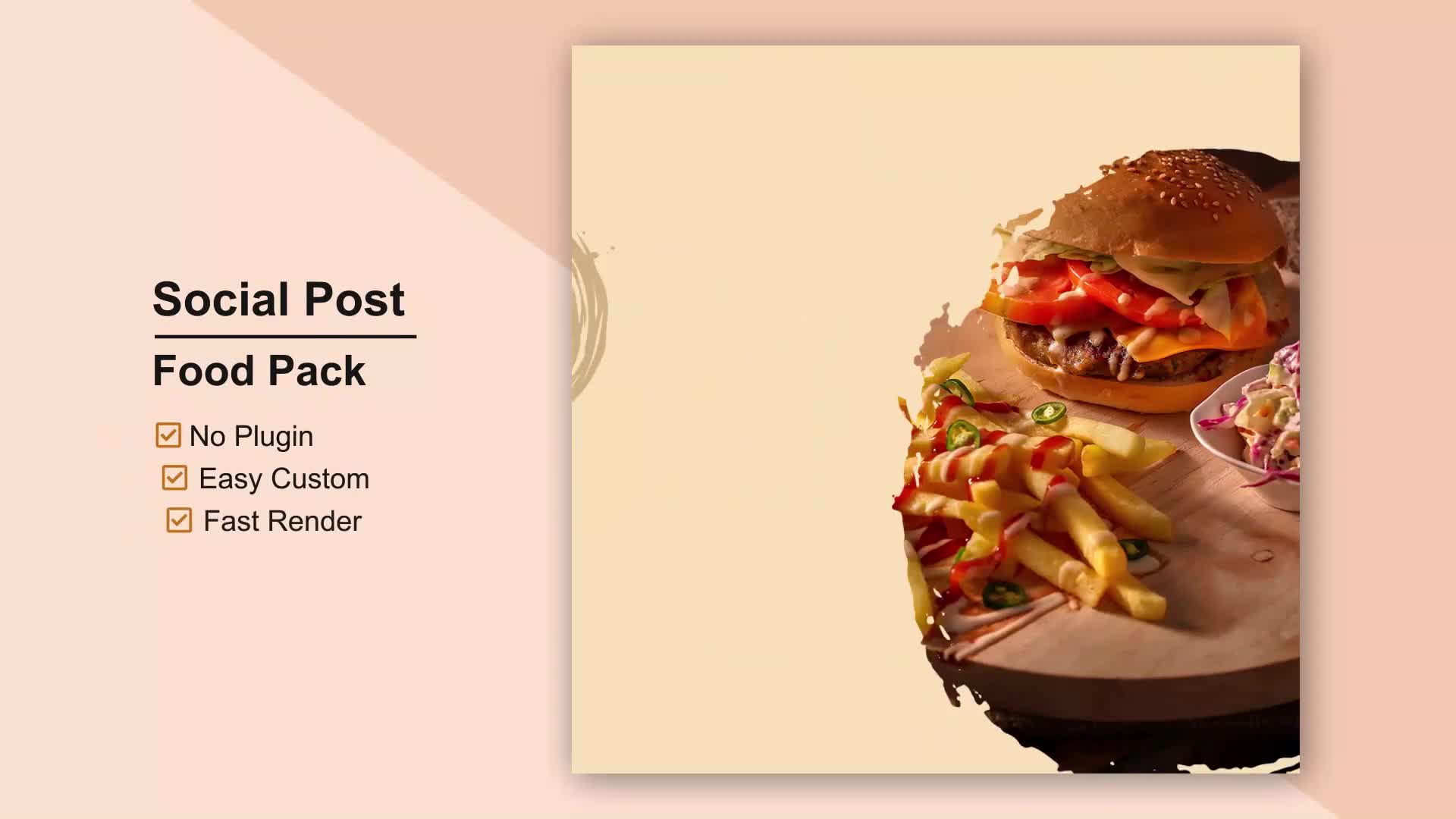 Food Social Post V35 Videohive 30166922 After Effects Image 1