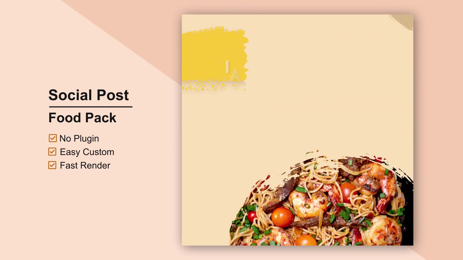 Food Social Post V35 Videohive 30166922 After Effects Image 3