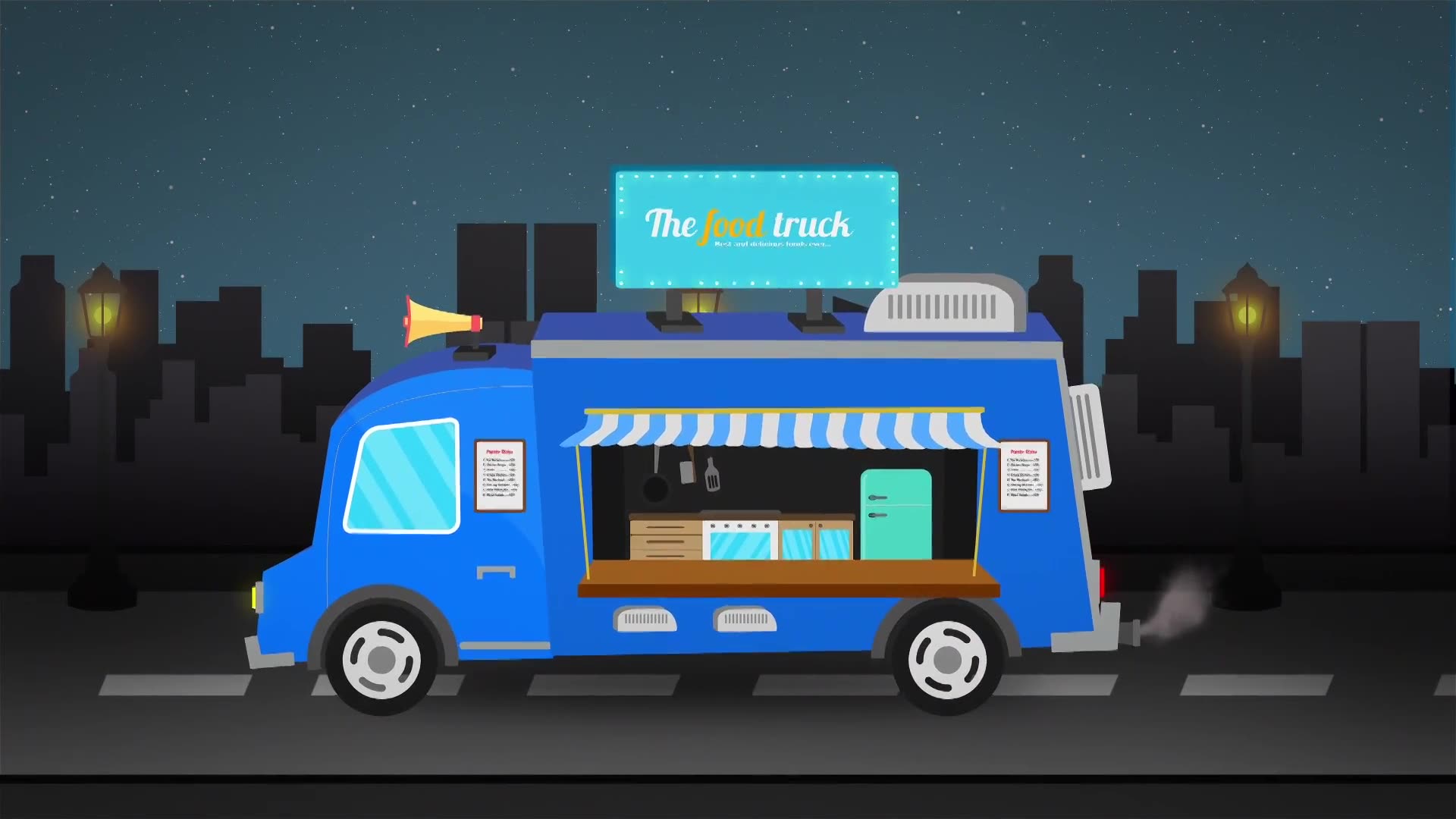 Food Truck Logo Reveal Videohive 23821816 After Effects Image 11