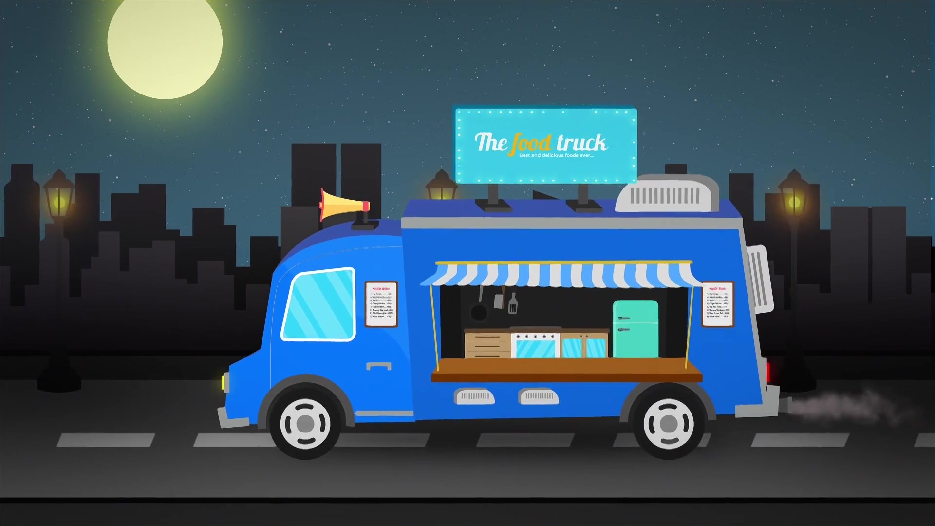 Food Truck Logo Reveal Videohive 23821816 After Effects Image 8