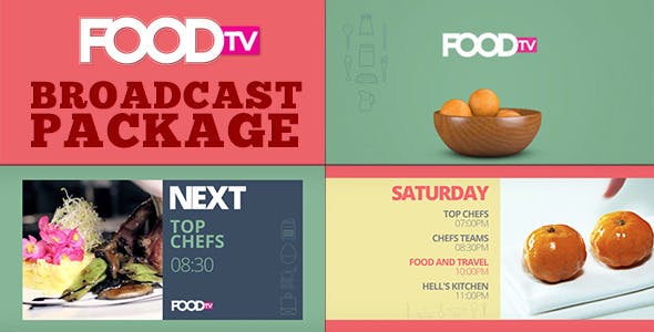 Food TV Broadcast Package - 7952395 Download Videohive