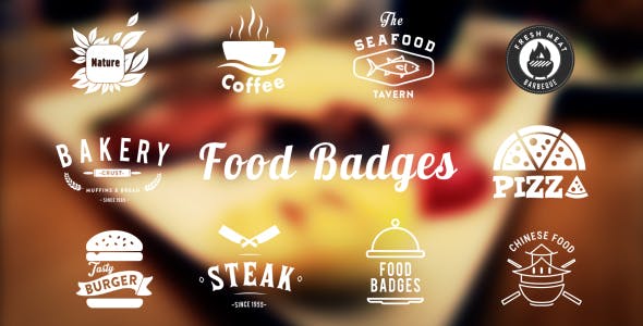 Food/Restaurant Badges - 14518643 Download Videohive
