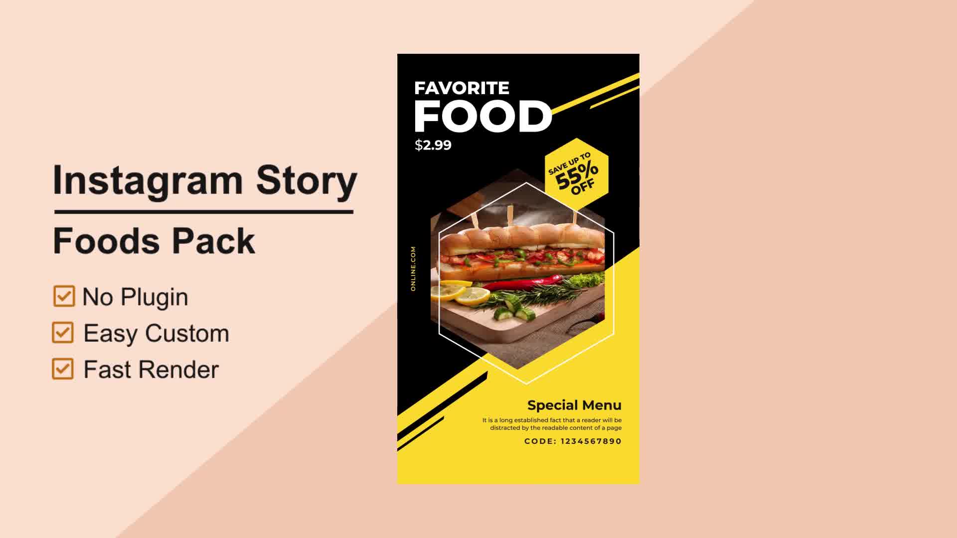 Foods Instagram Stories V04 Videohive 27125852 After Effects Image 10