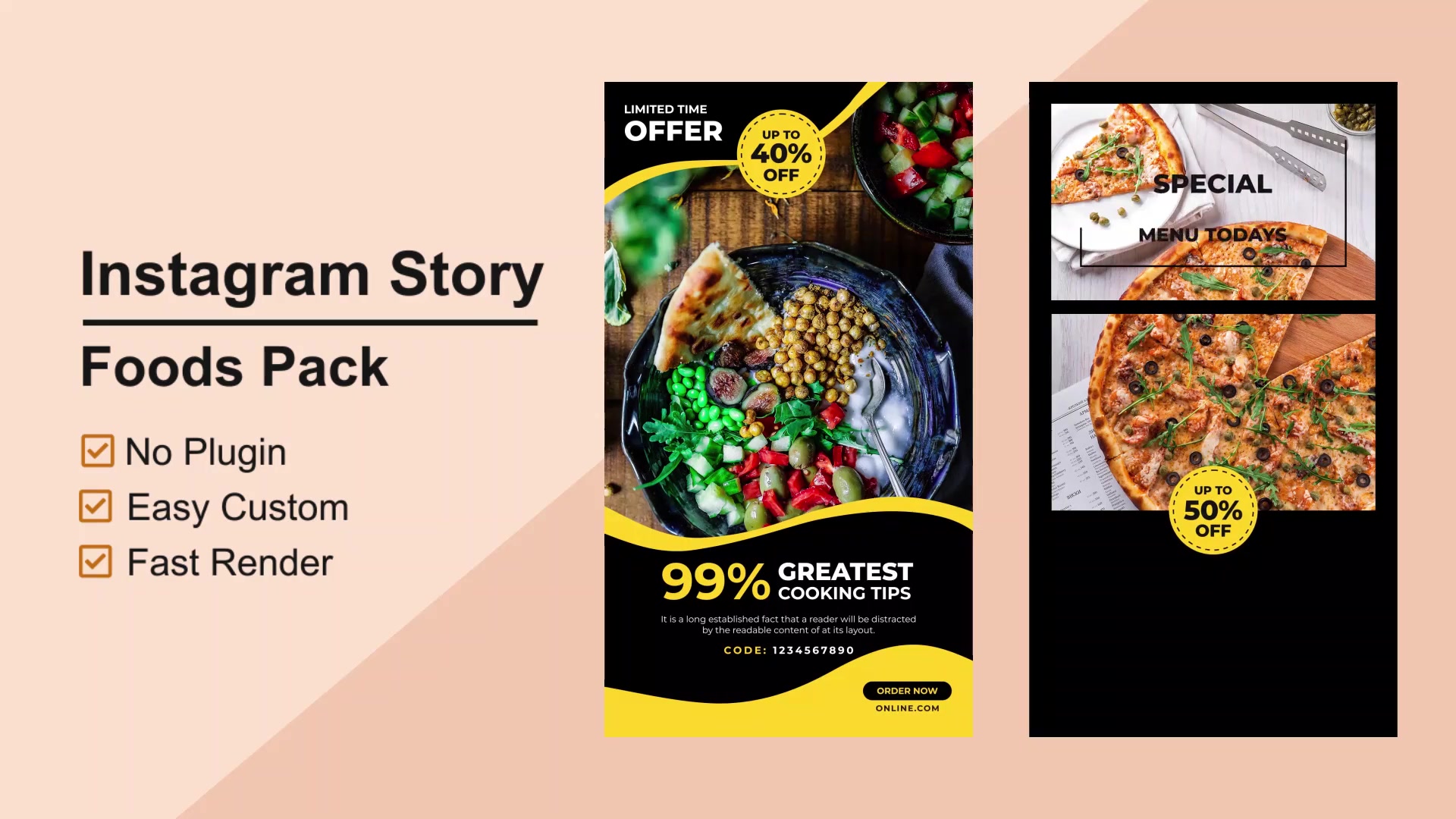 Foods Instagram Stories V04 Videohive 27125852 After Effects Image 4