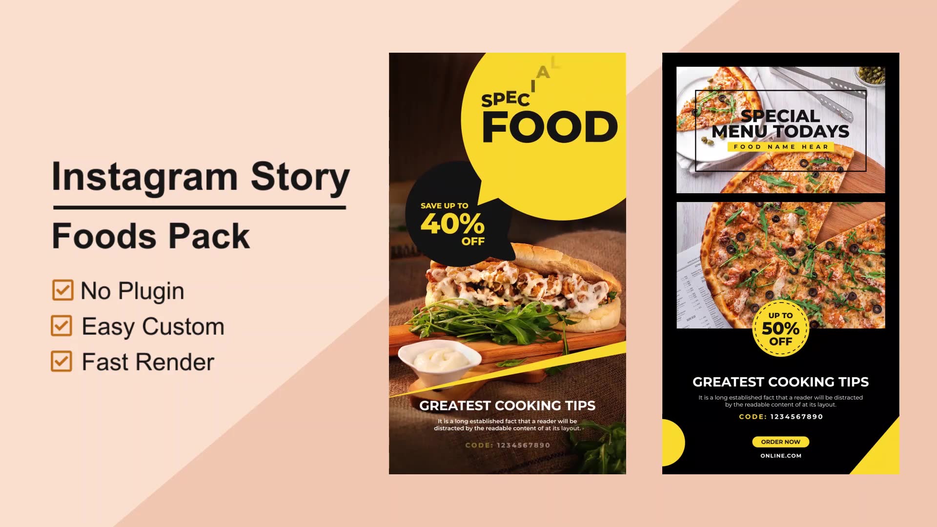 Foods Instagram Stories V04 Videohive 27125852 After Effects Image 6