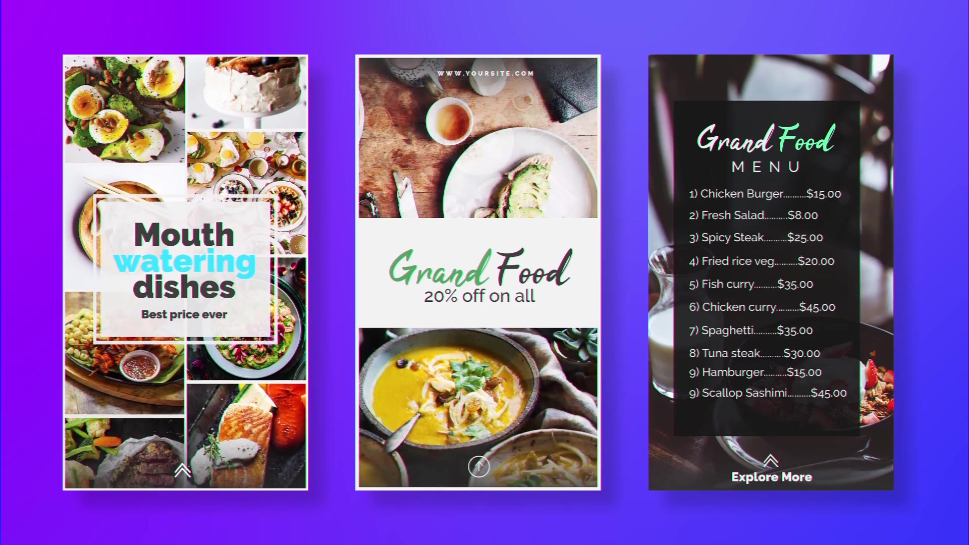 Foodz Instagram Stories - Download Videohive 22955557