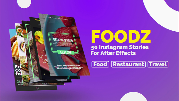 Foodz Instagram Stories - Download Videohive 22955557