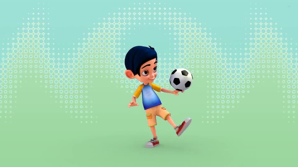 Football 3D Character Videohive 19912316 After Effects Image 1