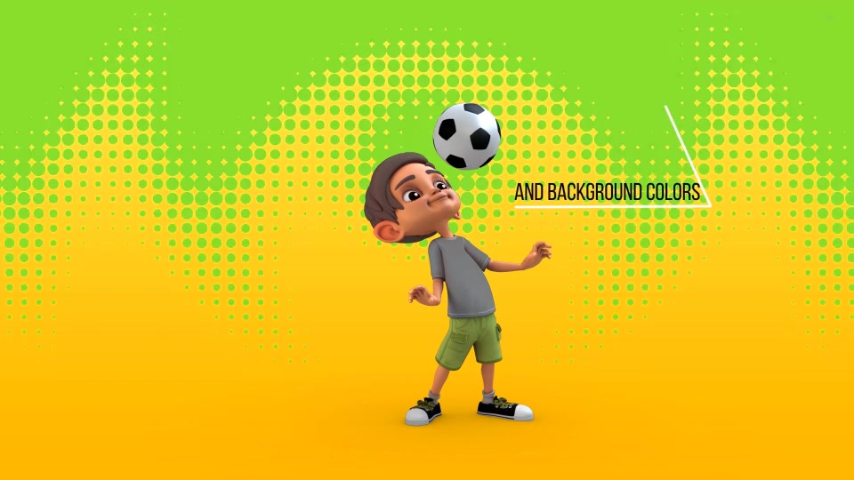 Football 3D Character Videohive 19912316 After Effects Image 9