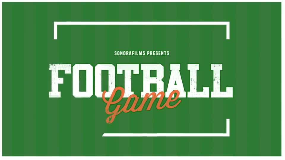 Football Game Promo - Download Videohive 20838513