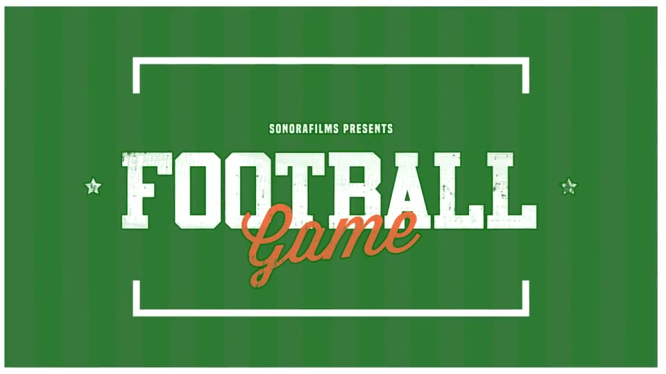 Football Game Promo - Download Videohive 20838513