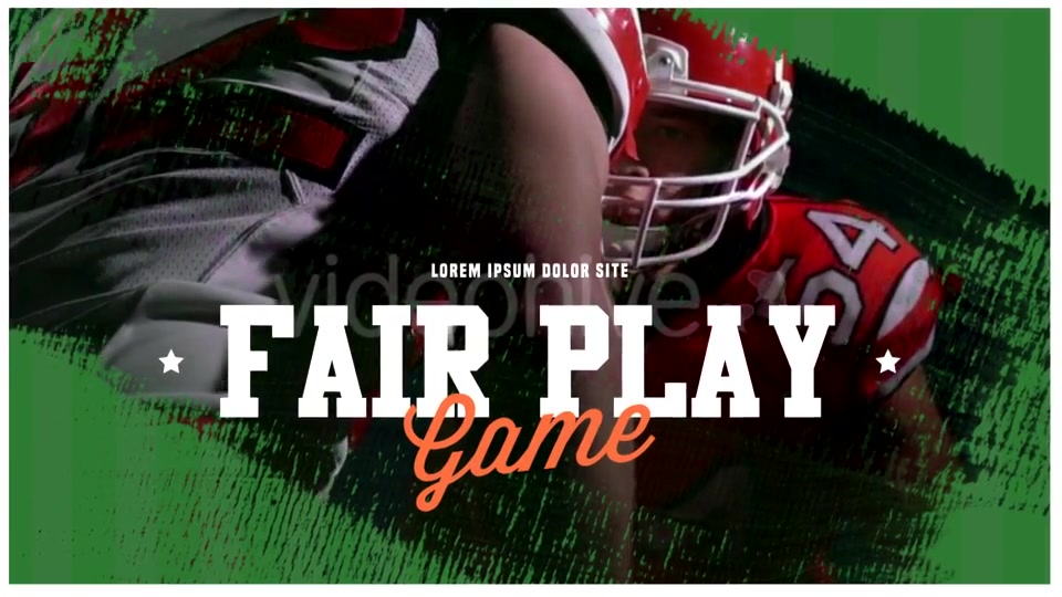 Football Game Promo - Download Videohive 20838513