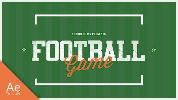 Football Game Promo - Download Videohive 20838513