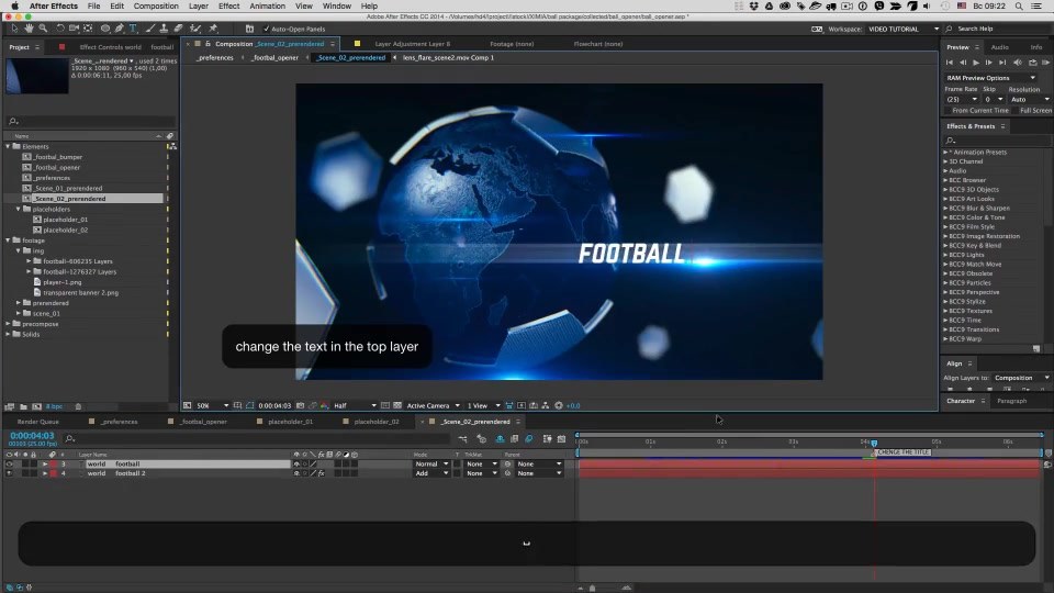 Football Opener - Download Videohive 16950953