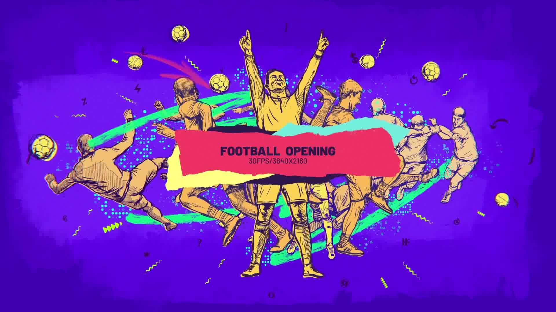 Football Opener/ Soccer Live/ TV Intro/ Sport/ Ball/ Dynamic Brush/ Draw/ Game Promo/ Players/ Event Videohive 32047073 After Effects Image 11