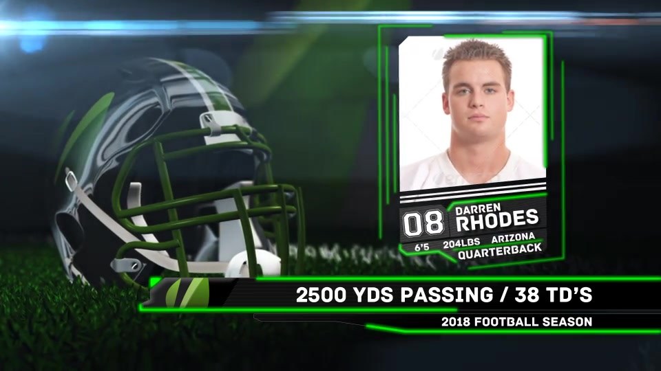Football Player Headshot Transition - Download Videohive 8431456