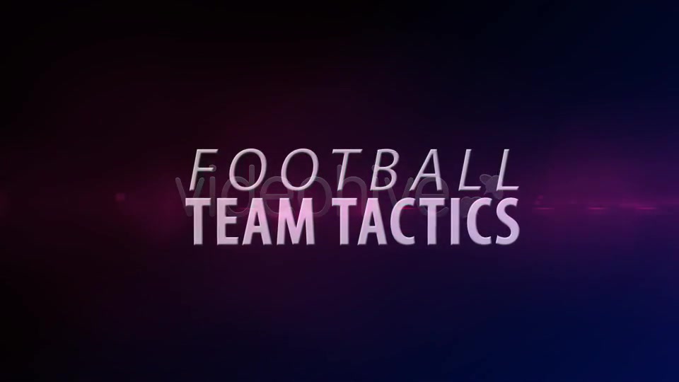 Football Team Tactics - Download Videohive 2795537