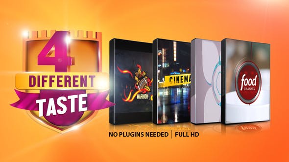 Four Different Taste logo Pack - Videohive 25025595 Download