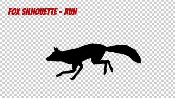Fox Silhouette Run - Download Videohive 19902788