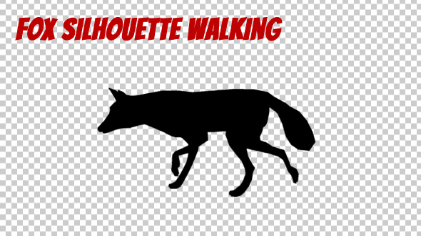 Fox Silhouette Walk - Download Videohive 19902767