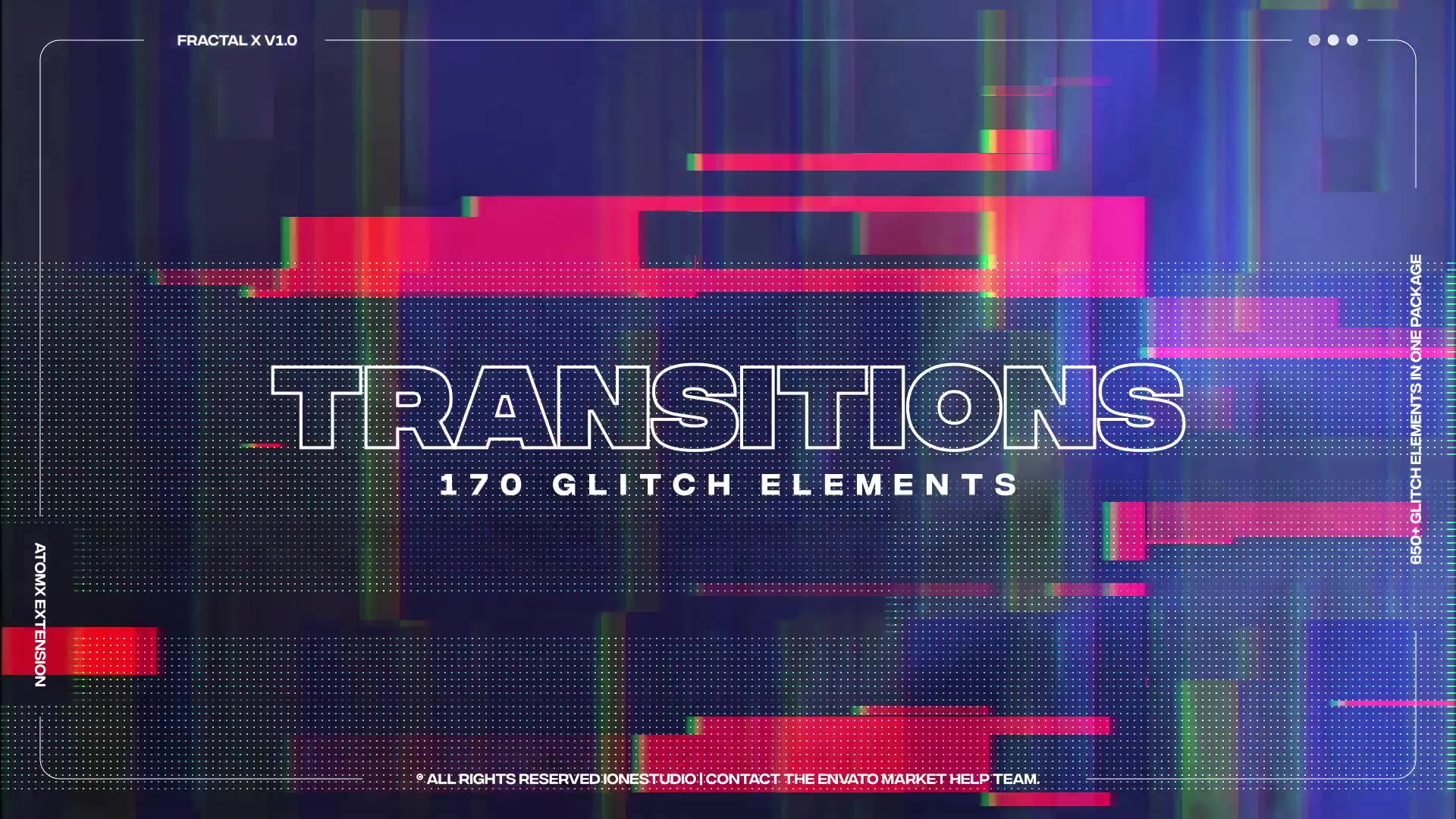 FRACTAL X | 650+ Glitch Pack Videohive 36865814 After Effects Image 3