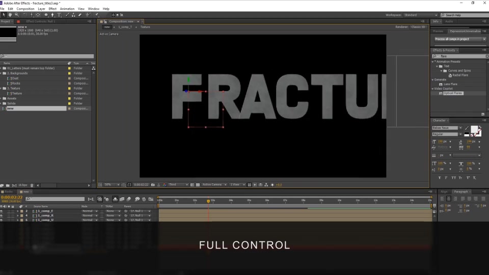 Fracture Titles Animated Typeface Videohive 24493889 After Effects Image 7