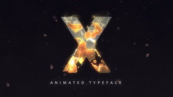 Fracture Titles Animated Typeface - Videohive Download 24493889