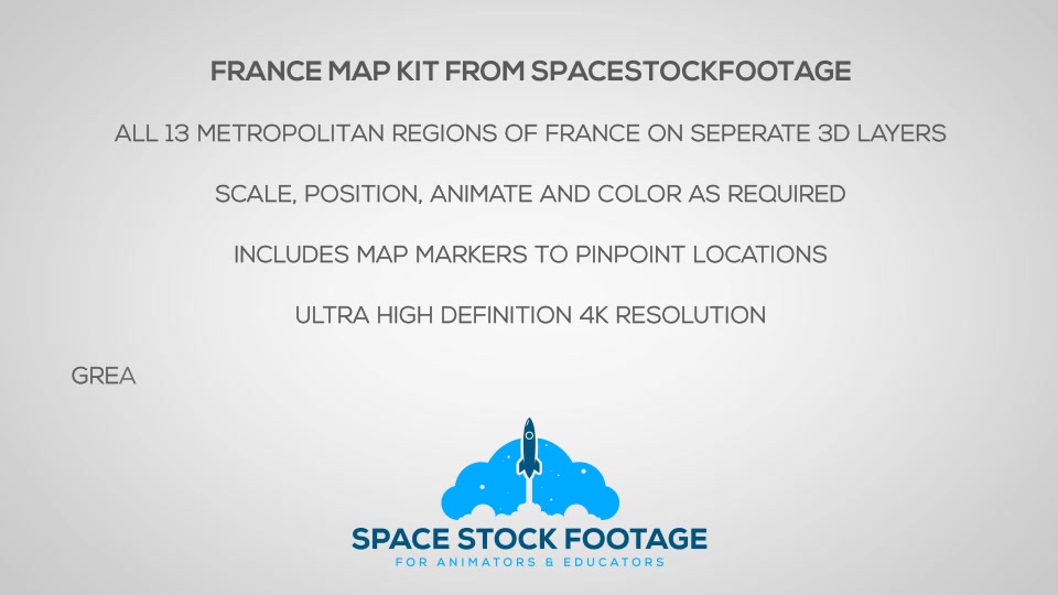 France Map Kit - Download Videohive 15927401