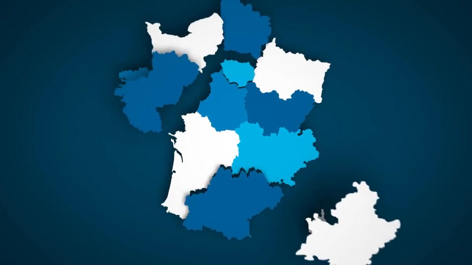 France Map Kit - Download Videohive 15927401