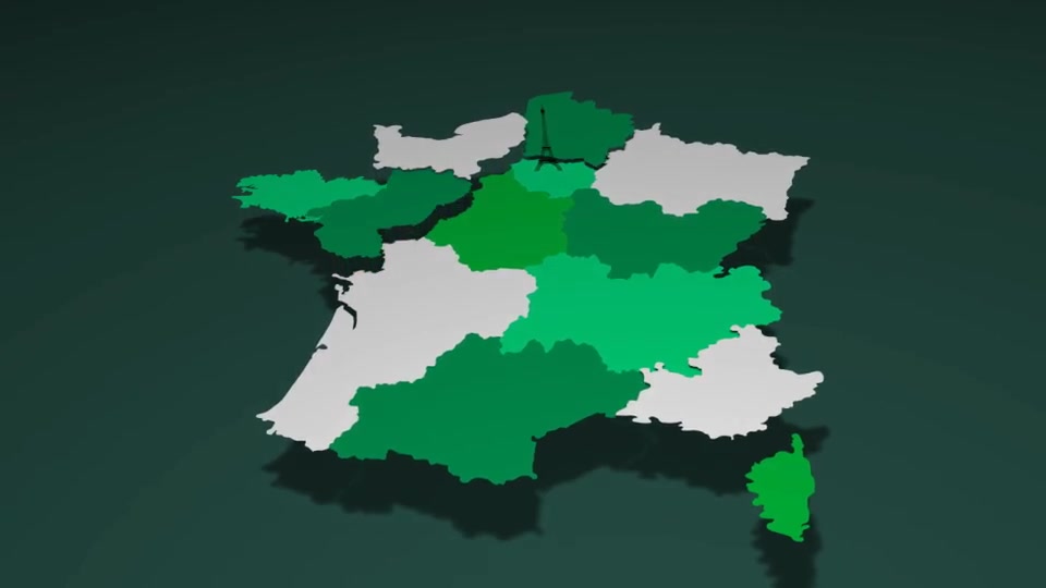 France Map Kit - Download Videohive 15927401