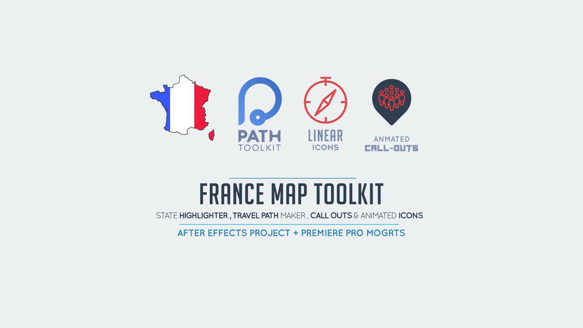 France Map Toolkit Videohive 26891777 After Effects Image 1