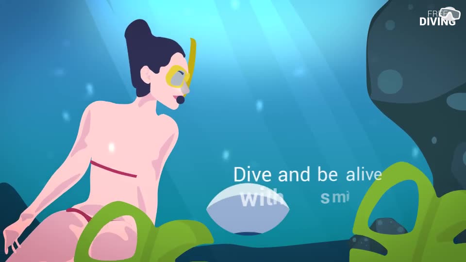 FREE DIVING | Promo video, commercial. Videohive 27301984 After Effects Image 2