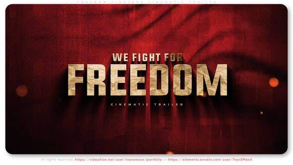 Freedom Fighters Cinematic Trailer - Videohive Download 32923339