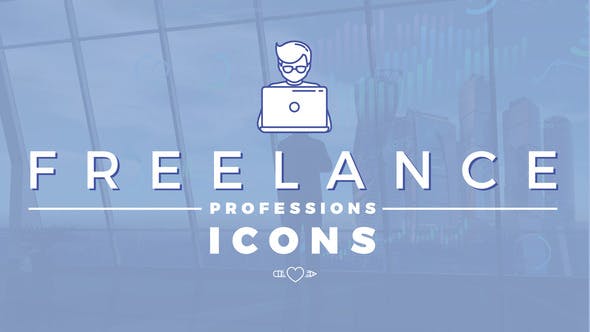 Freelance Professions Icons - Download Videohive 24255437